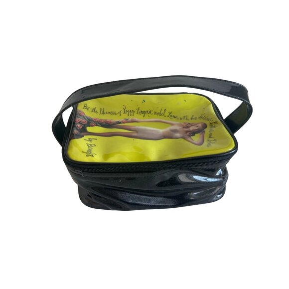 Benefit Limited Edition Black & Yellow Travel Cosmetics Bag - Picture 4 of 5